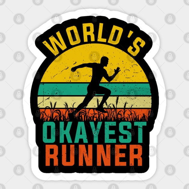 Funny Running Sticker by Printnation